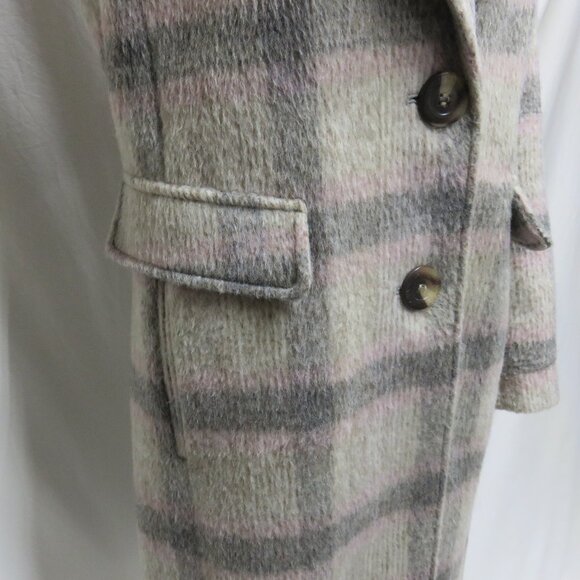 Calvin Klein Full-Length Wool Blend Coat - Picture 4 of 10